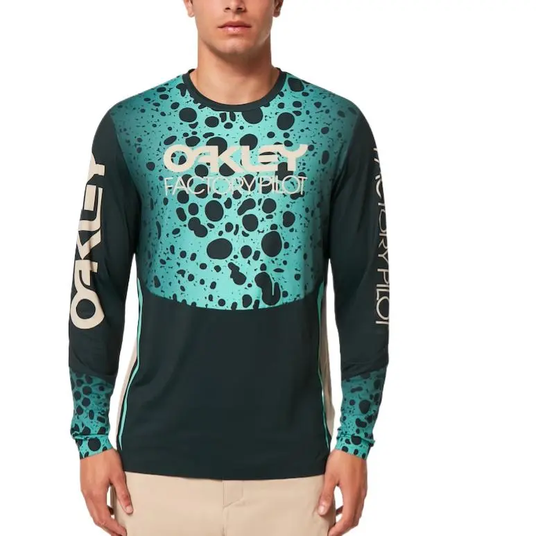 Oakley Maven Rc LS Jersey Cycling Clothing Men's Green-2