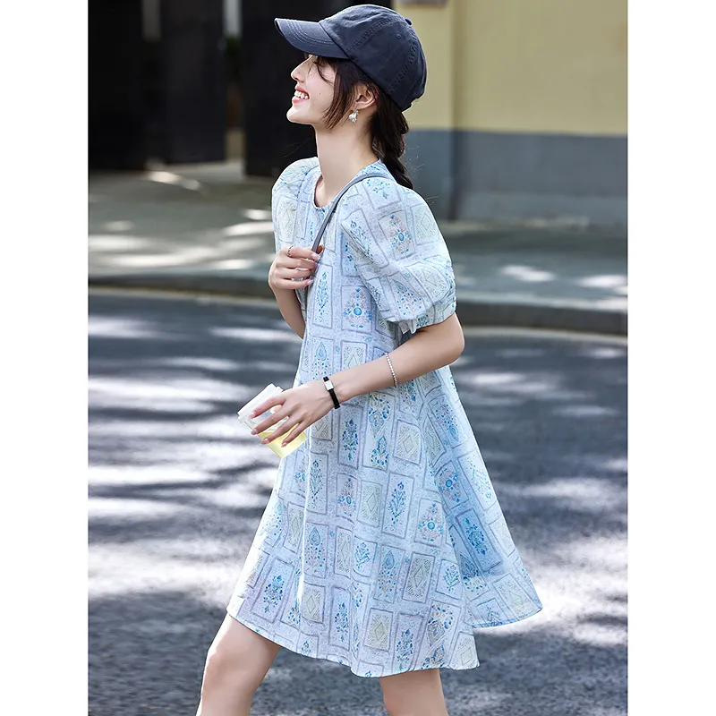 A Paradise For Awakening Short Sleeved Dress Women's-2