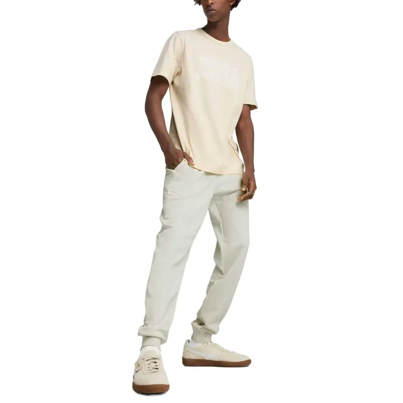 PUMA Casual Pants Men's Snow White-3