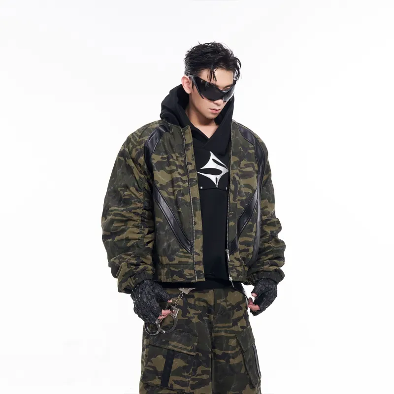 START EXCEED END With Leather Baseball Jacket Coat Unisex-4