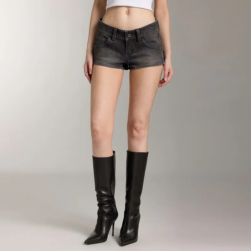 Miss Sixty Denim Shorts Women's Black-2