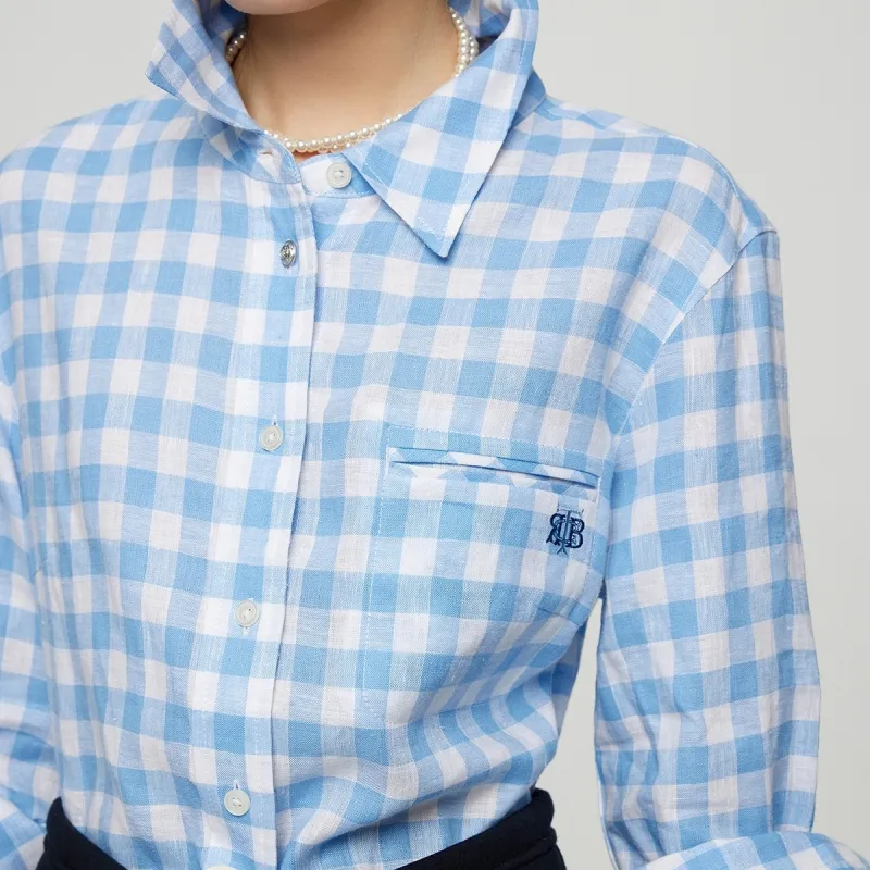 Teenie Weenie Shirt Women's Blue-5