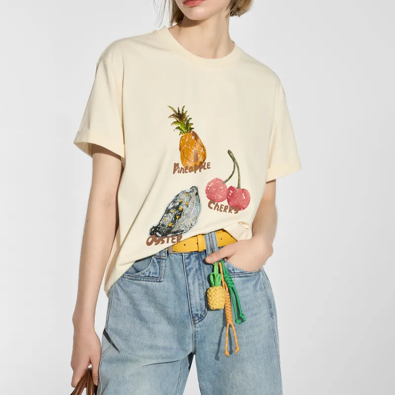 Bethine ['Pineapple' Calm And Unperturbed] T Shirt Women's-8