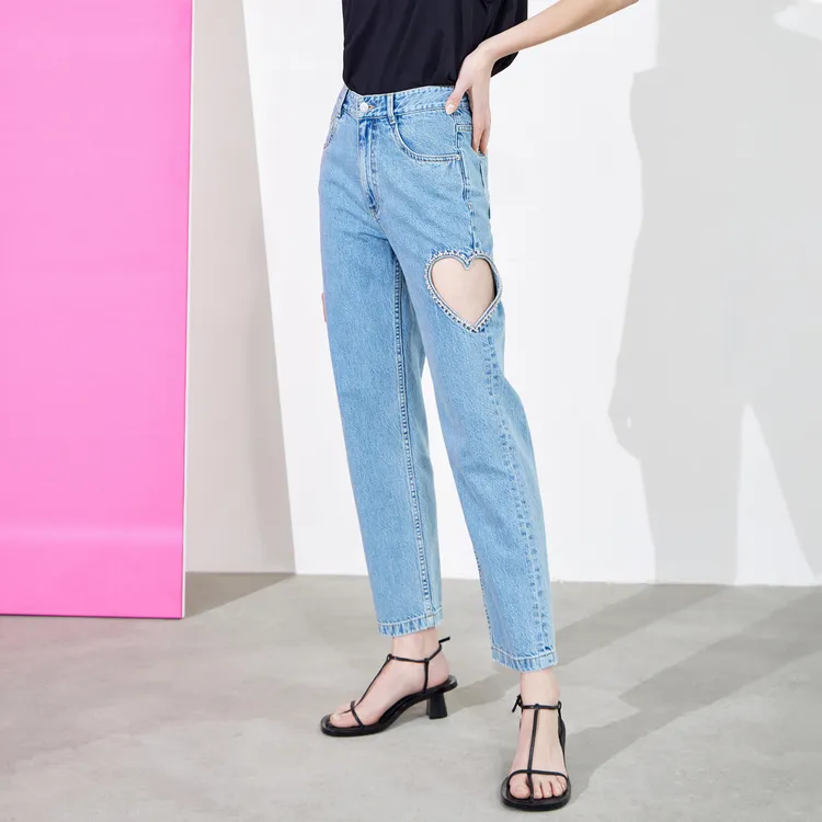 MO&CO Jeans Women's Denim Blue-4