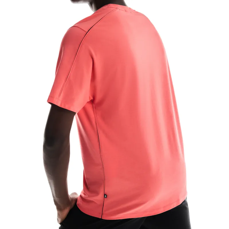 On Focus T SS25 T Shirt Men's Orange Red-4