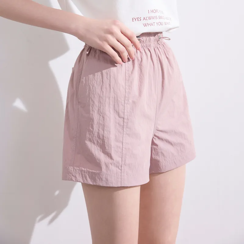 3COLOUR Casual Shorts Women's Cherry Blossom Pink-2