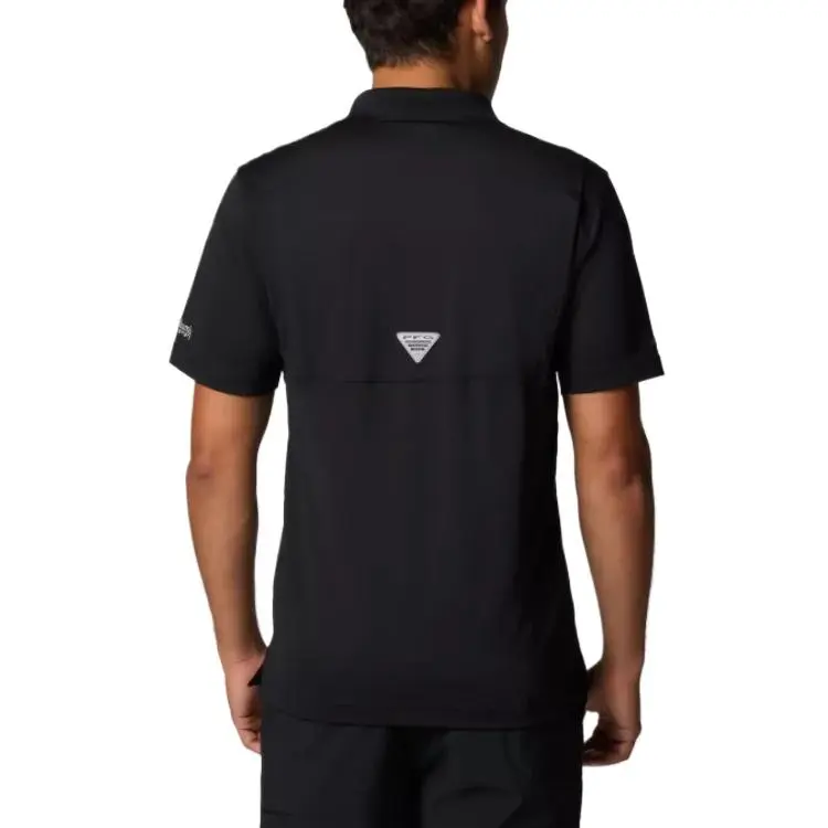 Columbia PFG Low Drag Offshore Polo Shirt Men's Black-1