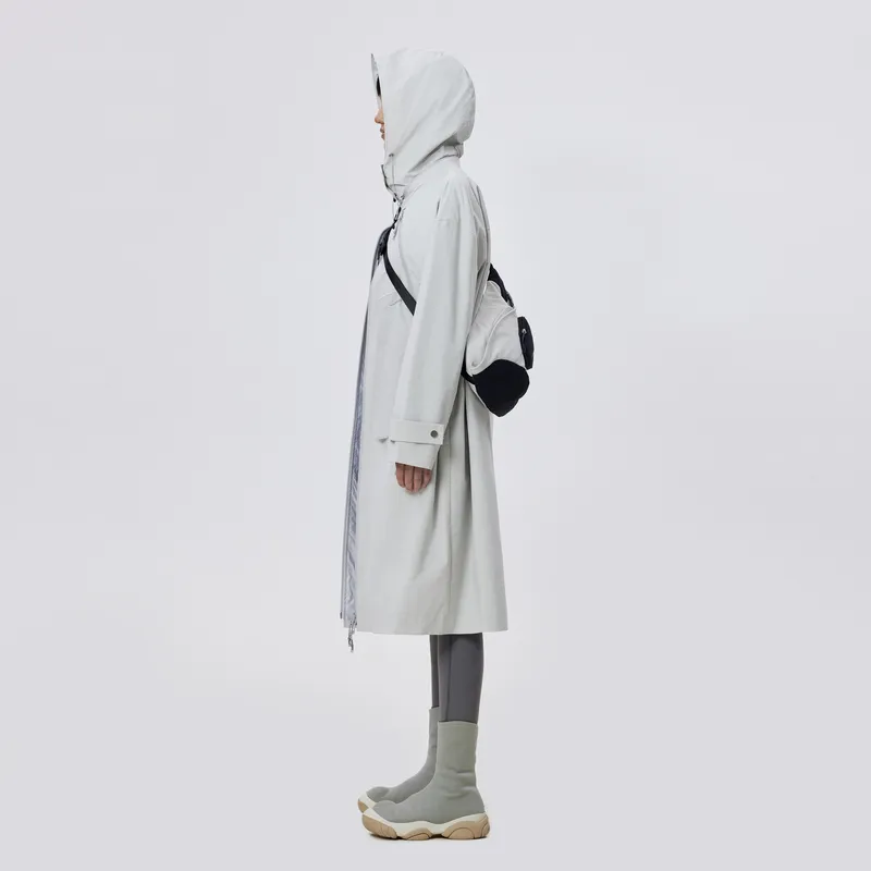UPON PRO Fabric Sling Bag Regular Unisex Gray Black-3