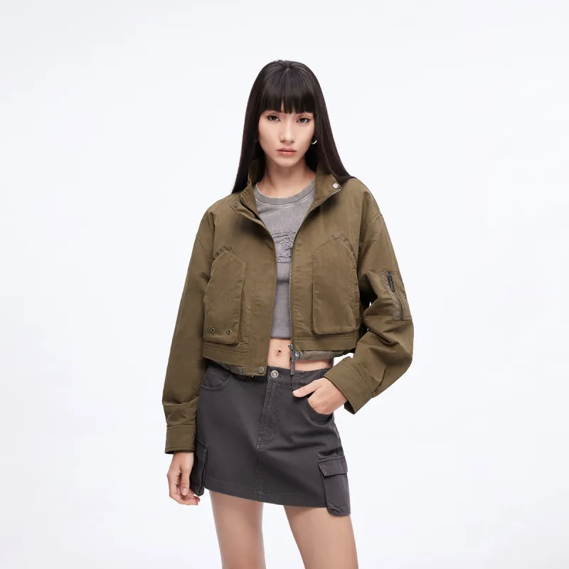 ONLY Cropped Coats Women's-8