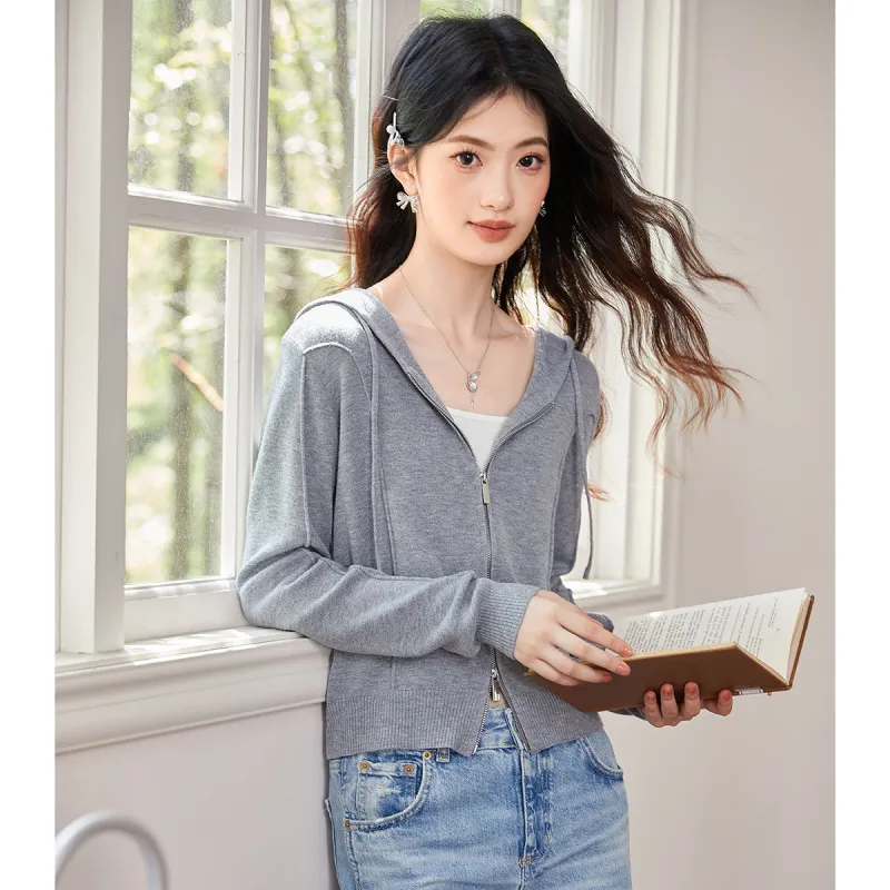 Emodues Knitwear Women's Light Gray-3