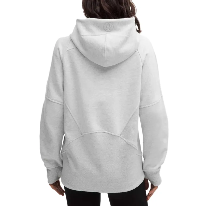 Lululemon Scuba Oversized Sweatshirt Women's Super Light Gray Heathered Core Ultra Light Gre-1
