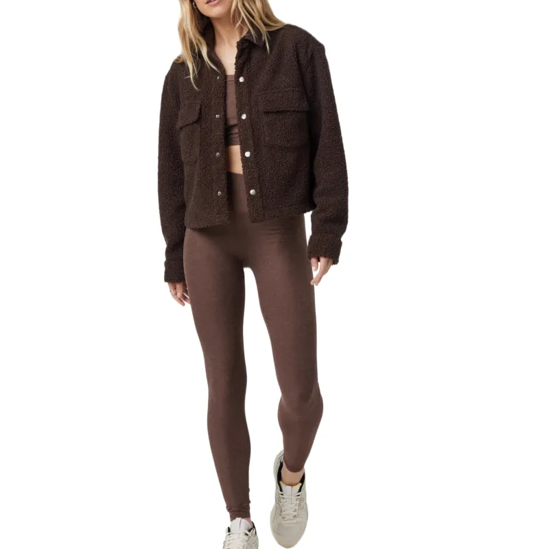 Vuori Yoga Pants Women's Brown/ChocolateMilkHeather-3