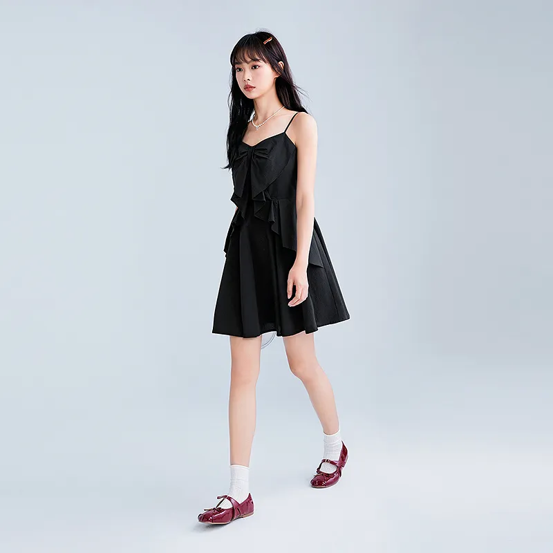 LEDIN Slip Dresses Women's Black-4