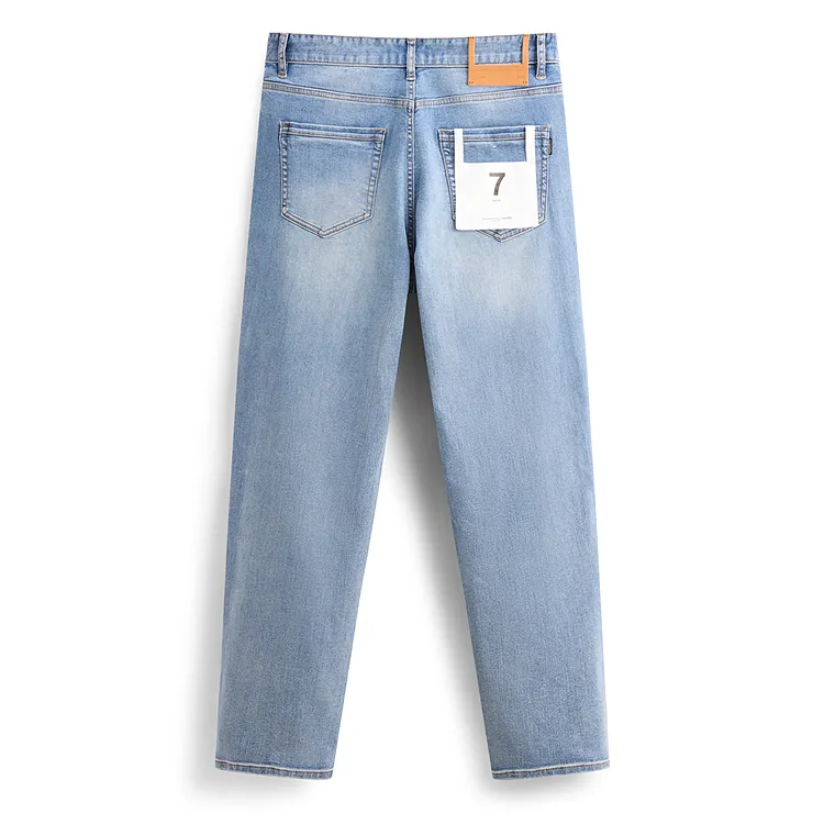 PEACEBIRD MEN Jeans Men's Denim Medium Blue 1-1