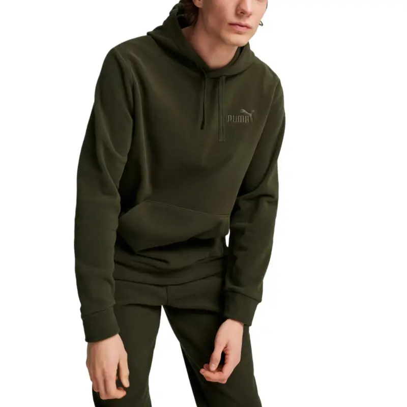 PUMA ESS ELEVATED Sweatshirt Men's Olive Green-2