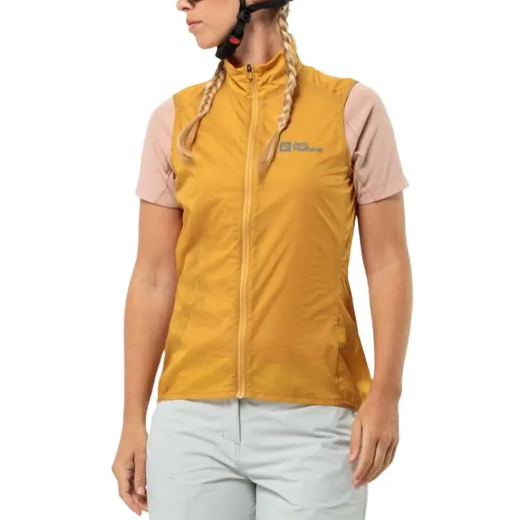 Jack Wolfskin GRAVEX WIND VEST W TEXASHIELD PRO RIPSTOP CRINKLE Vest Women's Curry-2