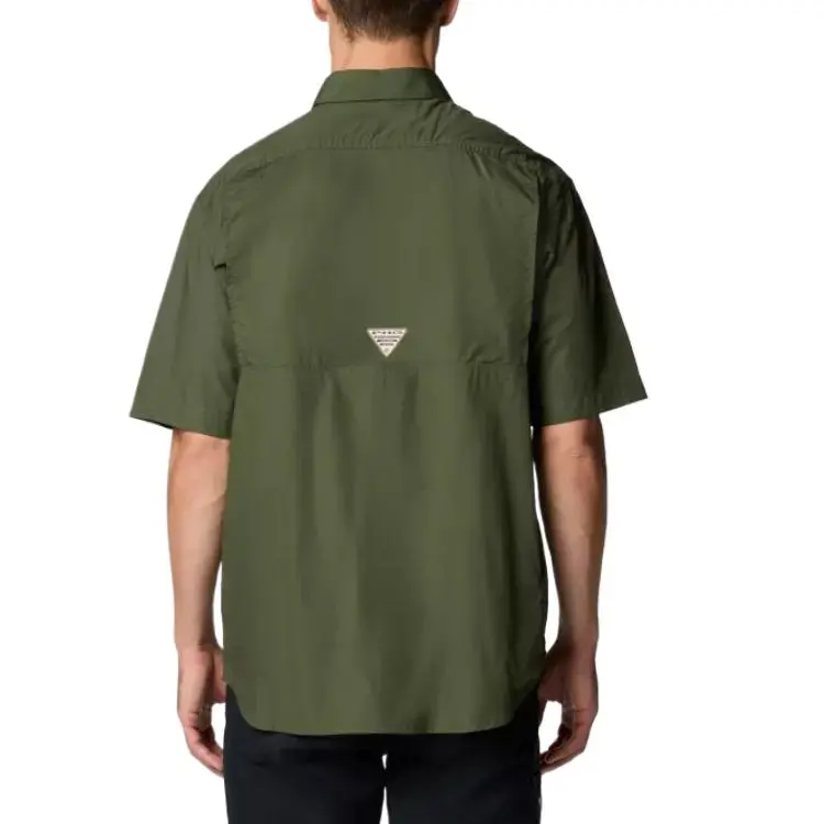 Columbia PHG Sharptail Short Sleeve Shirt Men's Green-1