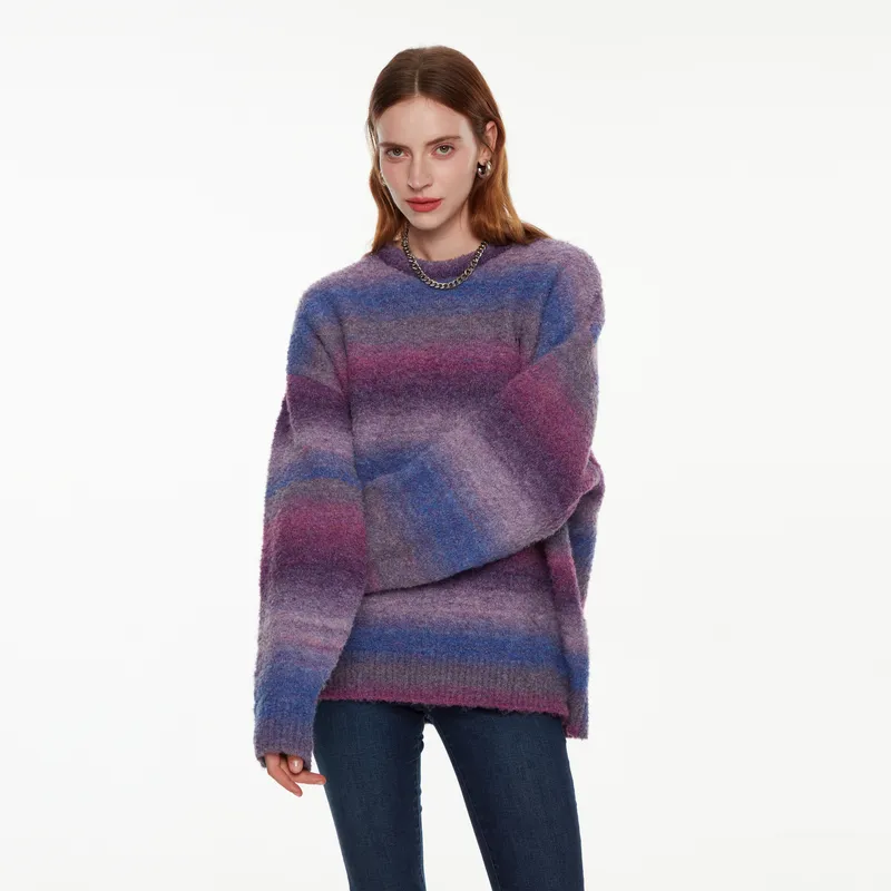 GUESS Sweater Unisex Purple Gradient-2