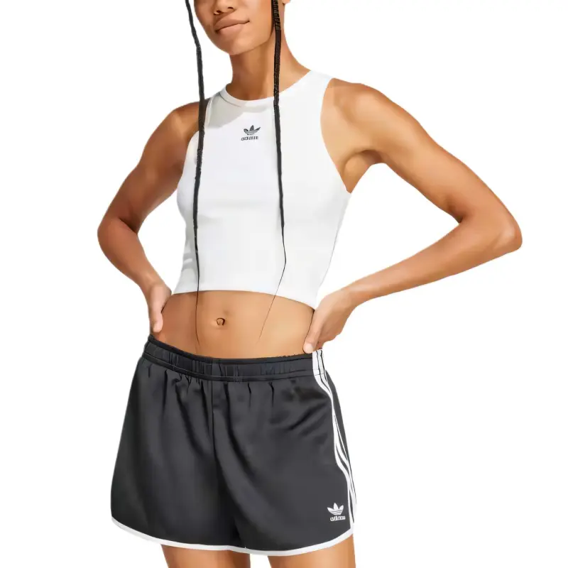 Adidas Women's Essentials Ribbed Tank Top White-1