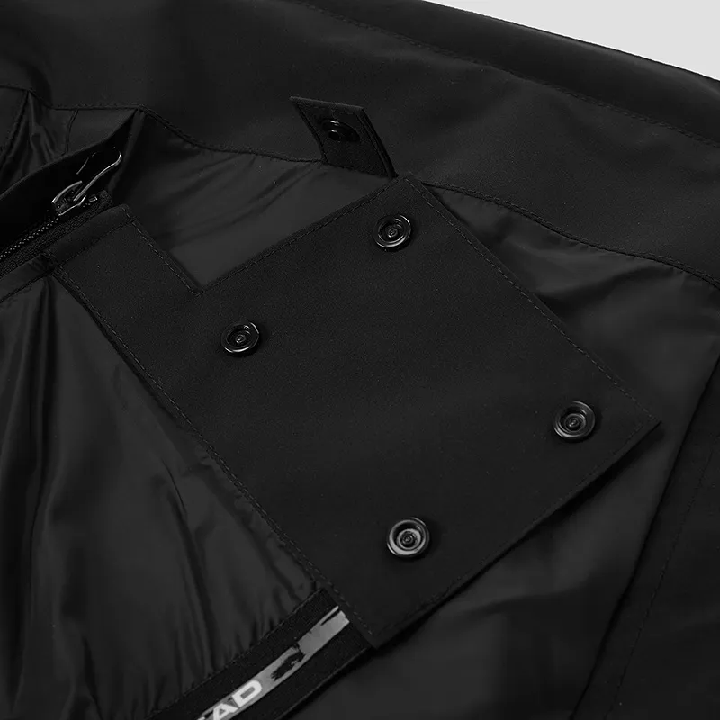 HEAD Jackets & Coats Unisex Black Solid Color 04-4