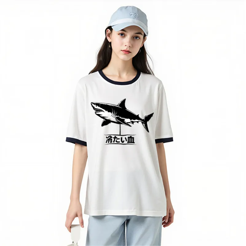 FAIRWHALE Drop Shoulder Sleeve T Shirt Women's-2