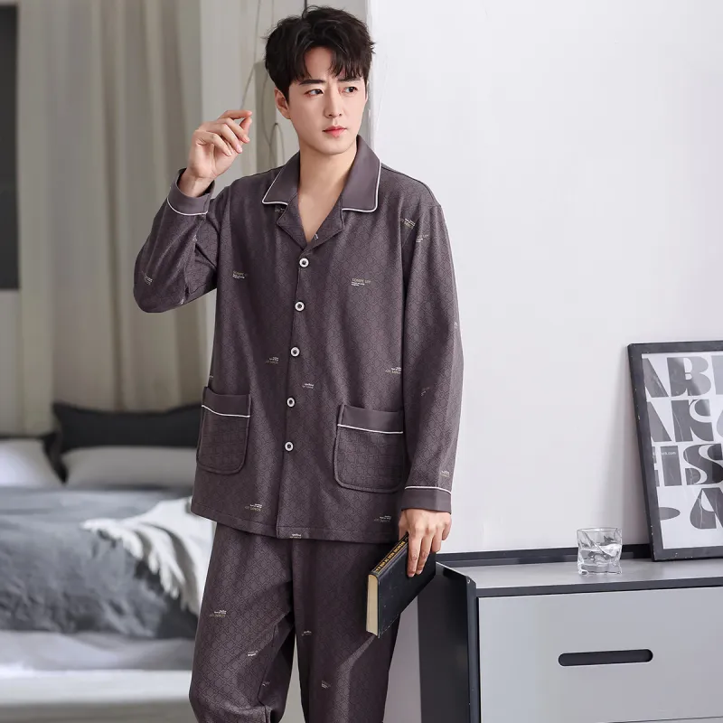 FARO Pajama Set Men's Iron Gray-3