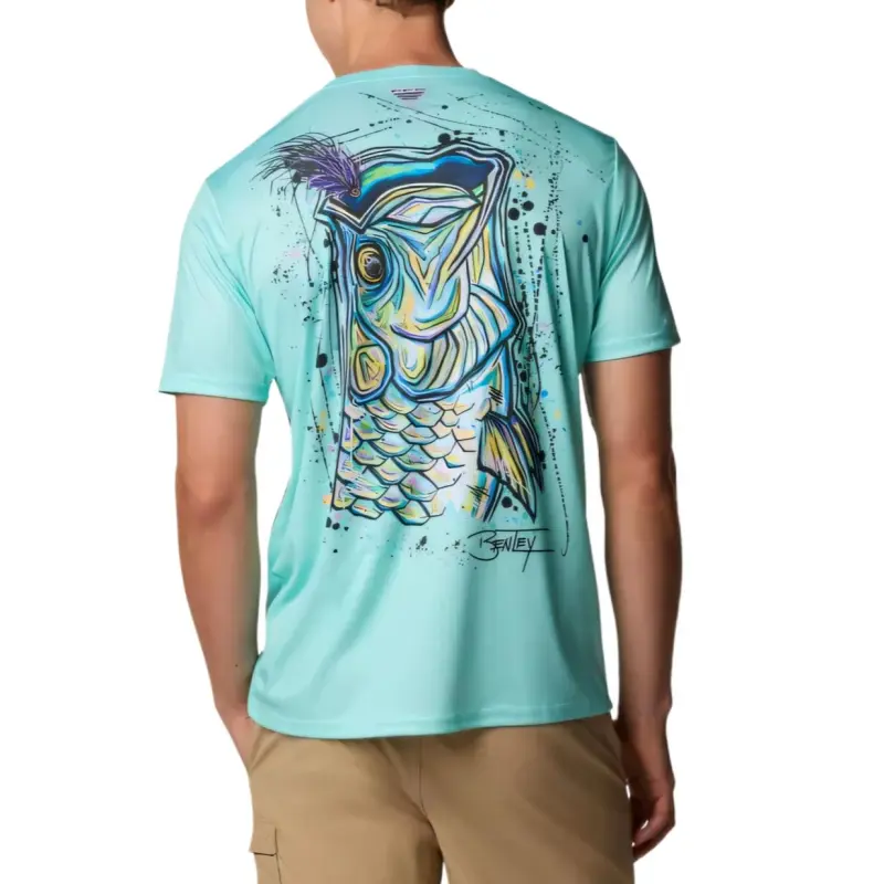 Columbia Terminal Tackle PFG™ X Bentley T Shirt Men's Mexican Green-1