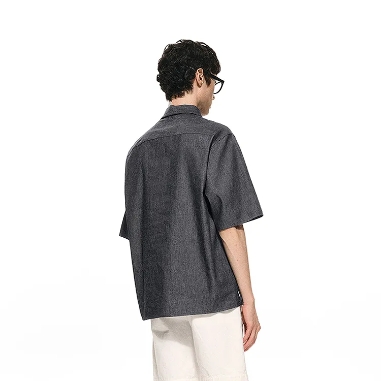 CROQUIS Polo Shirt Men's 991 Denim Navy Blue-3