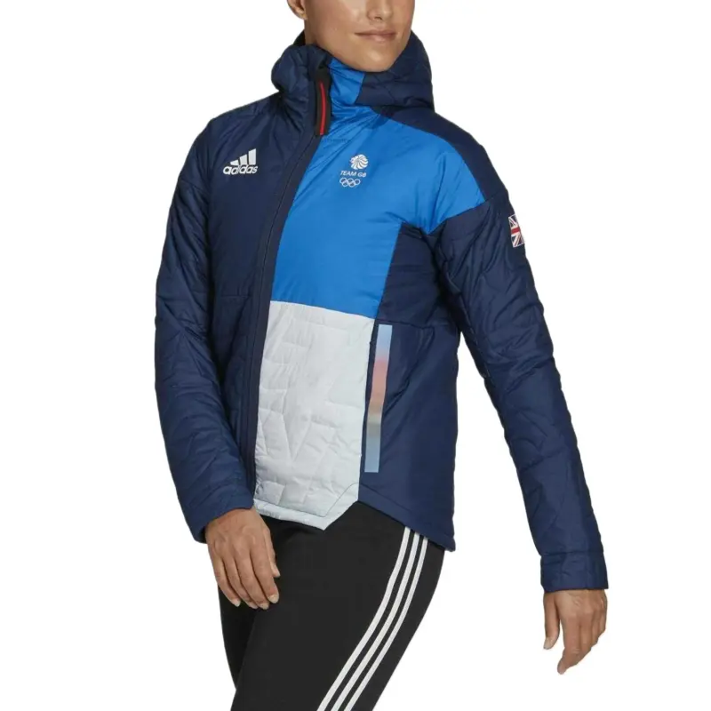 Adidas Myshelter Primaloft Padded Jacket Women's Blue-3