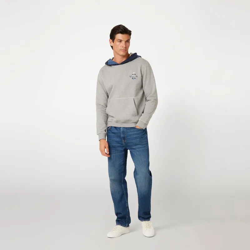 GUESS Sweatshirts Men MRH Gray-4