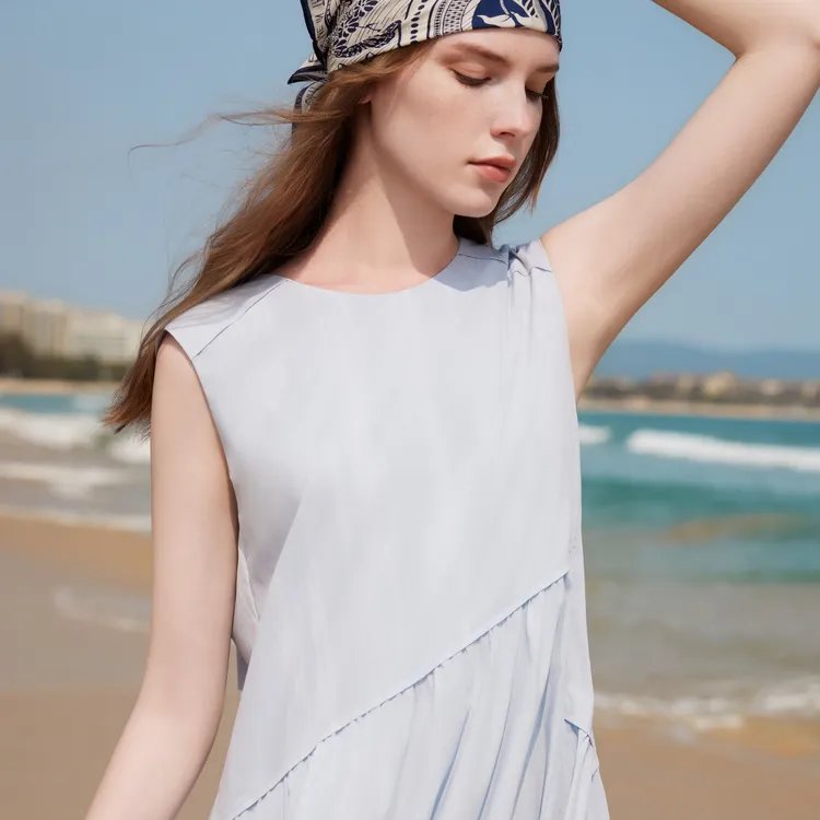 ELLE Sleeveless Dresses Women's-2