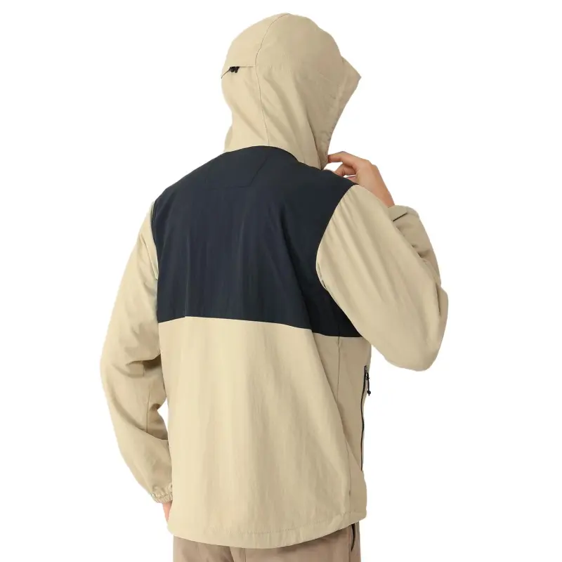 Columbia Jackets Coats Men's Beige Black-3