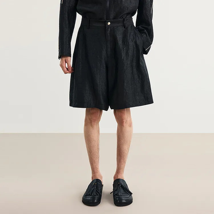 CROQUIS Casual Shorts Men 001 Jet Black-2