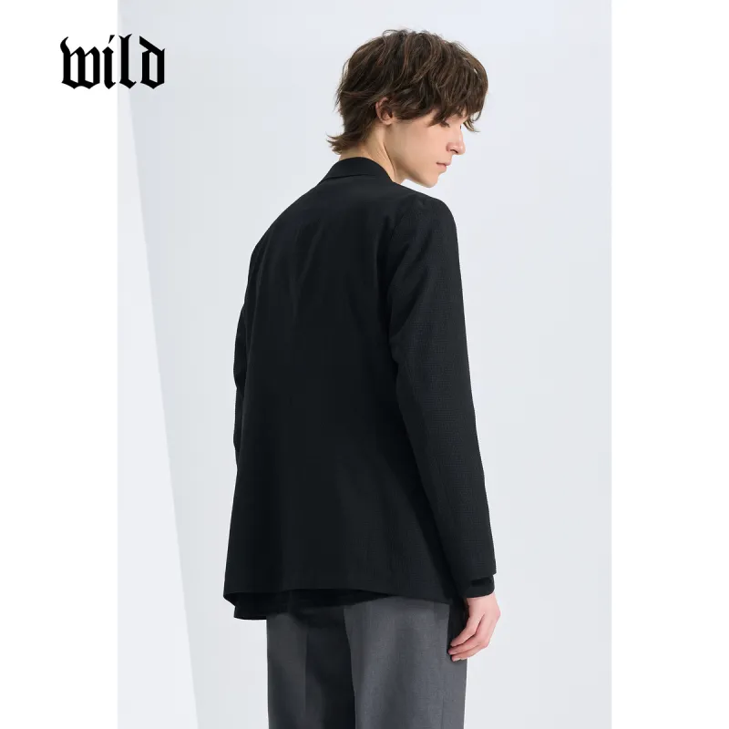 WILD LEADER Summer Business Suit Coat Men's-2