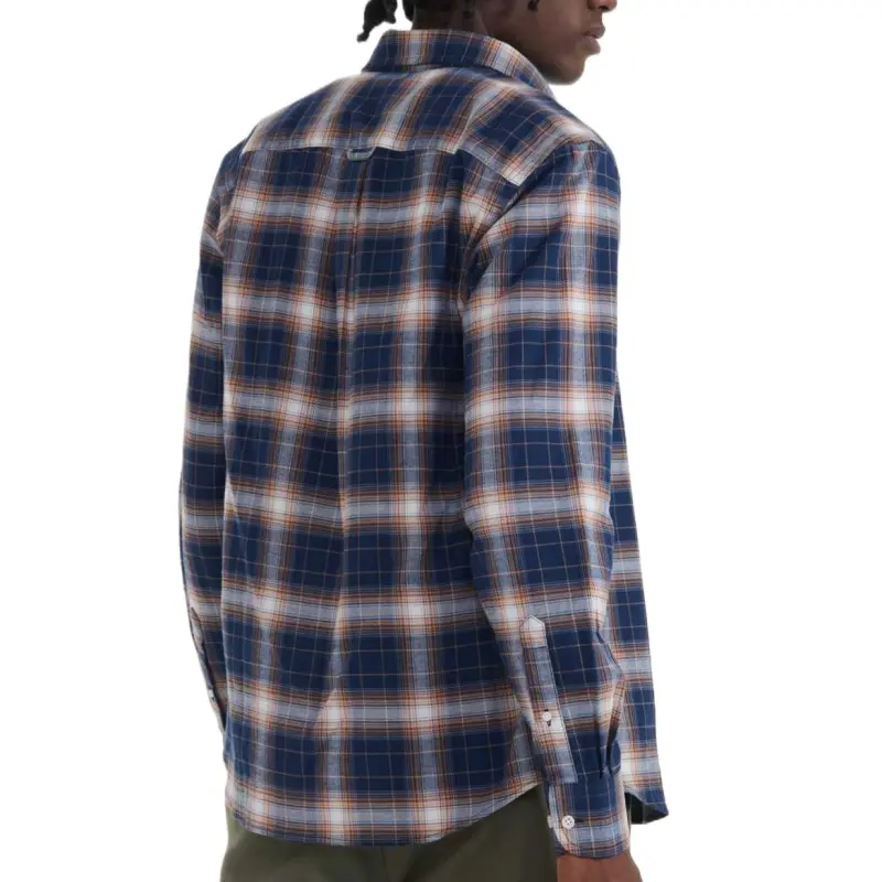 AIGLE Flanel Check Long Sleeve Shirt Men's-13