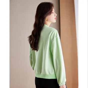 Like The Age Of Water Velvet feel Coat Women's Neon Green