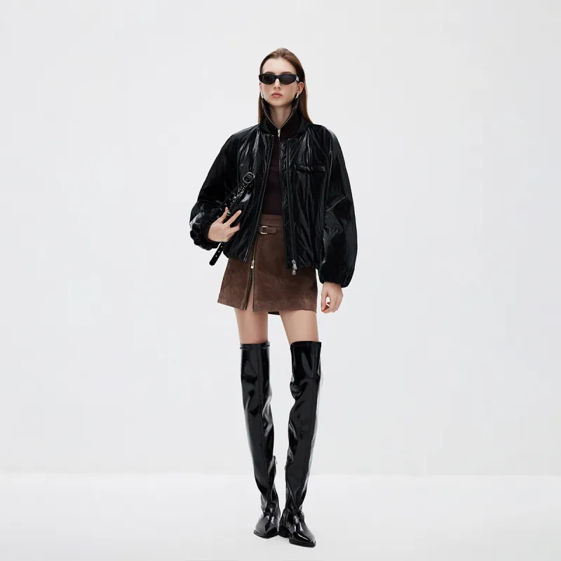 ONLY Leather Short Skirts Women's-10