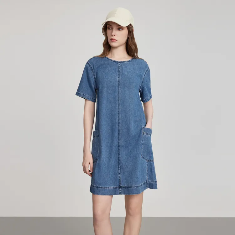 ELLE Short Sleeved Dress Women's-3