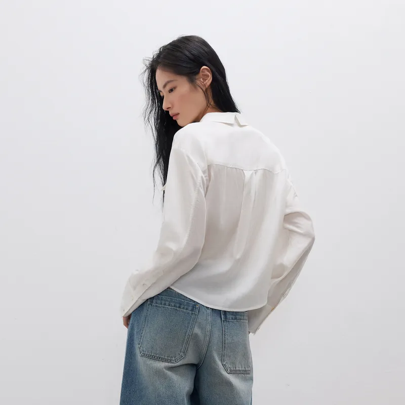 ONLY Shirt Women's Bright Cream White-4
