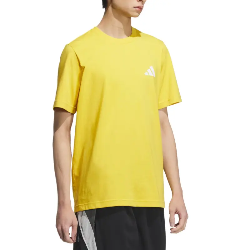Adidas T Shirts Unisex Yellow-3