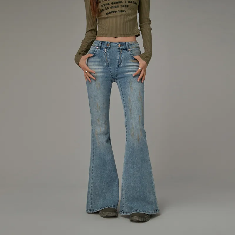 CHUU Jeans Women's Light Denim Blue-2