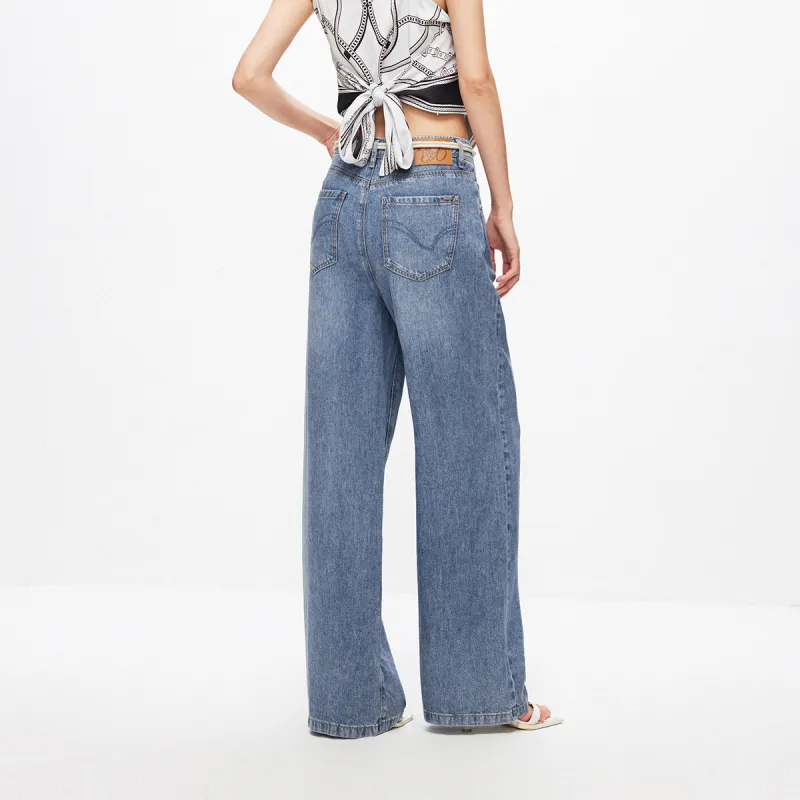 ONLY Jeans Women's J33 350 Washed Denim Blue-4
