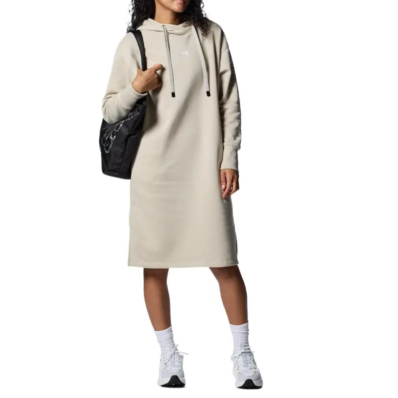 Under Armour Rival Long Sleeved Dress Women's Khaki Base Color 289-1