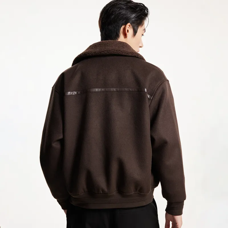 JACK JONES· Coats Men's Chocolate Brown-3
