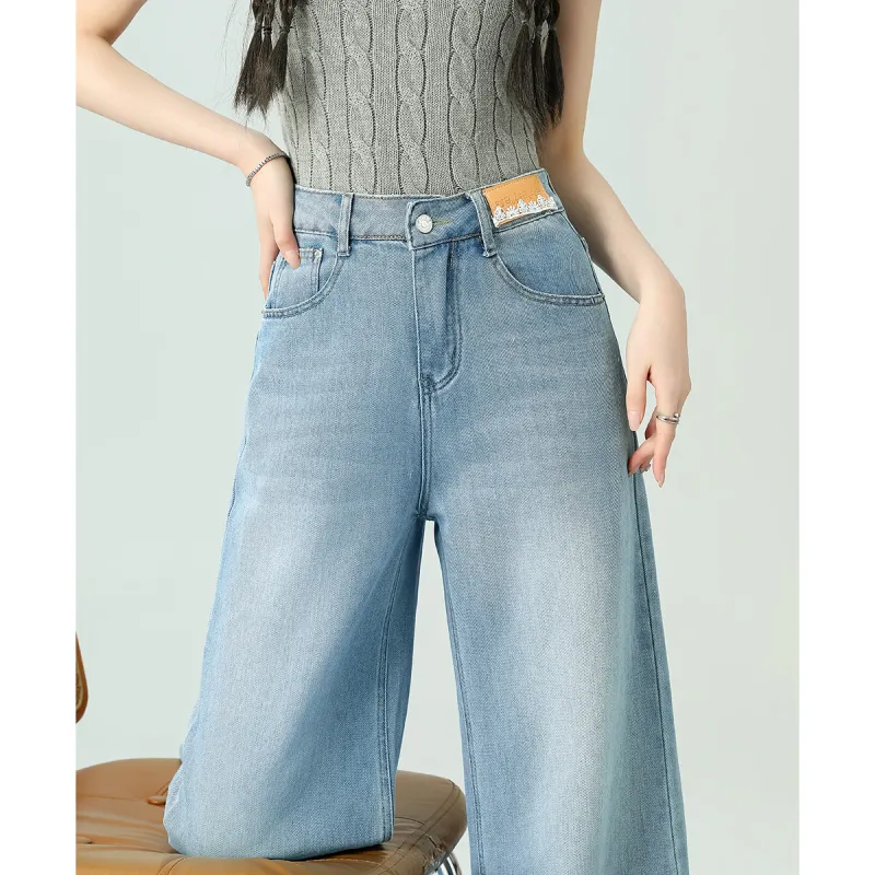 FAWENXIANGZI Spring, Summer, Fall Jeans Women's-1