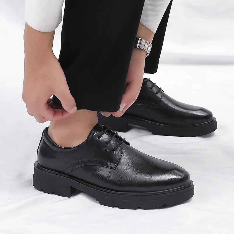 EGCHI Dress Shoes Unisex Low Top-4