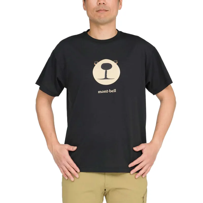 MONTBELL T Shirts Men Black-2