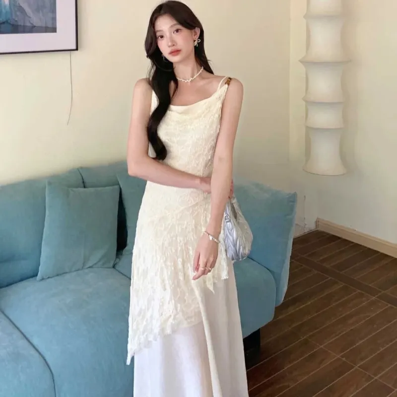 BEAUTIFUL CONFESSION Slip Dress Women's Apricot-2