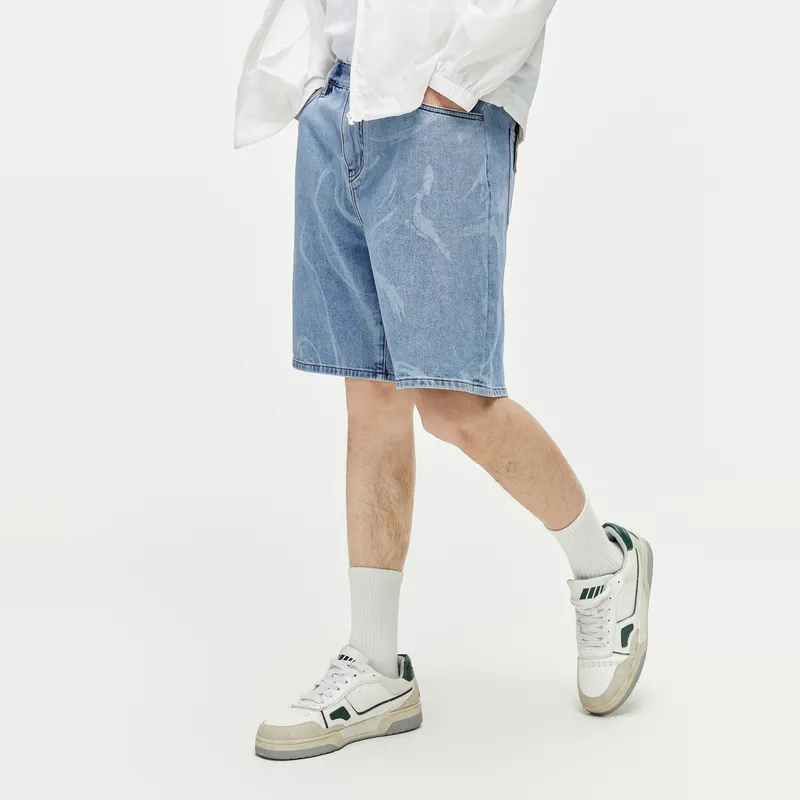GXG Denim Shorts Men's Light Blue-4