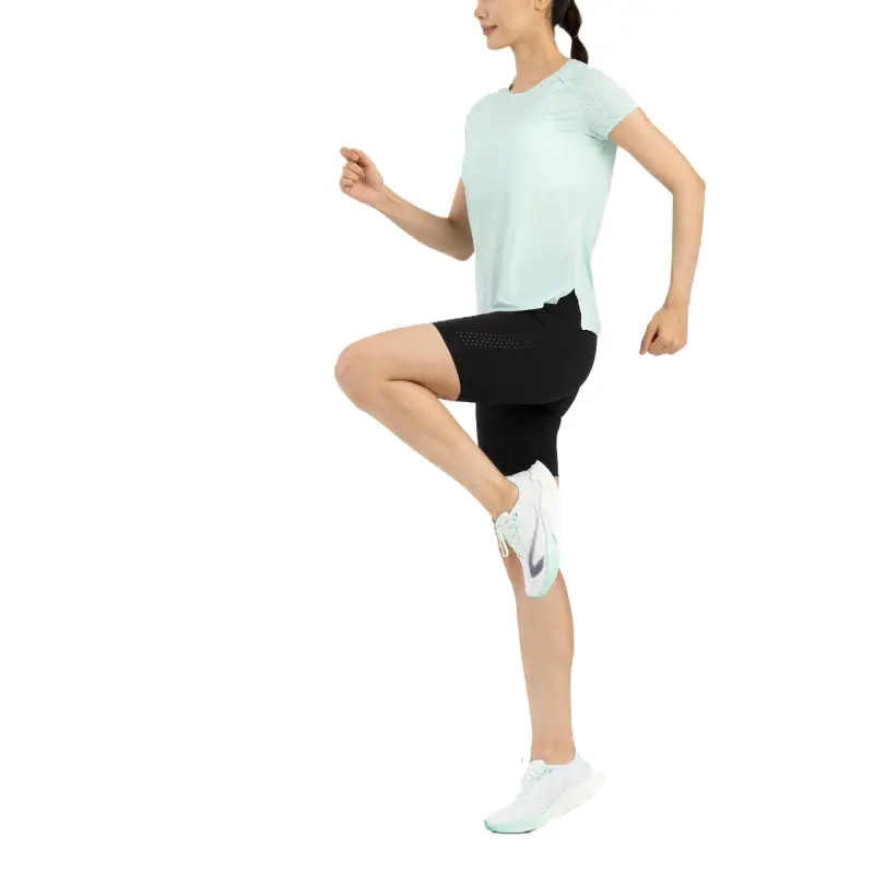 DECATHLON Raglan Sleeve T Shirt Women's Light Jade Color/Snow-9